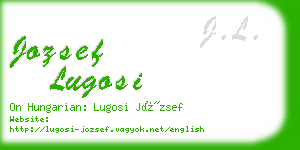 jozsef lugosi business card